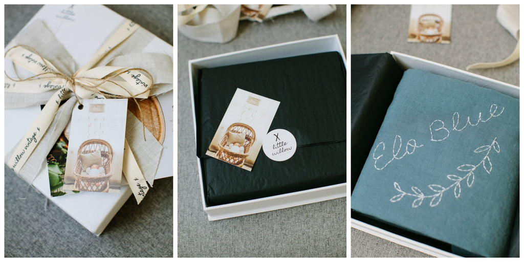 gift packaging, baby gift , custom wrap , hand stitched baby wrap 