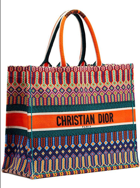 christian dior colorful tote