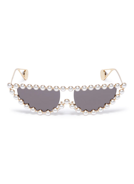 gucci glasses with pearls