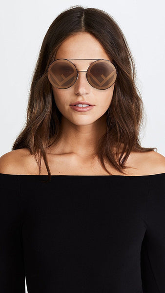 fendi f logo sunglasses