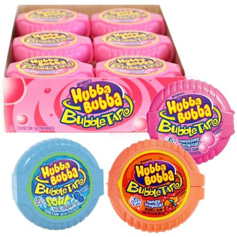 Hubba Bubba Bubble Gum Tape-Best Selling Back to School Candy-iWholesaleCandy.ca