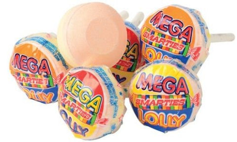 Smarties Mega Lollies Lollipops