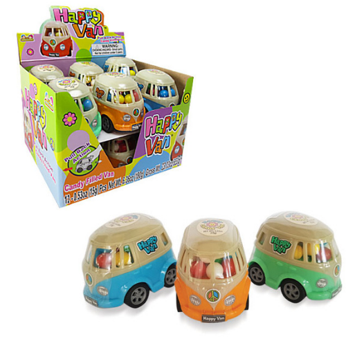 Top 10 Selling Novelty Candy-Kidsmania Happy Van Novelty Candy Wholesale Candy