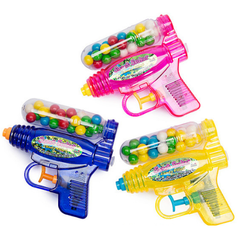 Top 10 Selling Novelty Candy-Kidsmania Top 10 Selling Novelty Candy-Sweet Soaker Candy Filled Squirt Guns Wholesale Candy