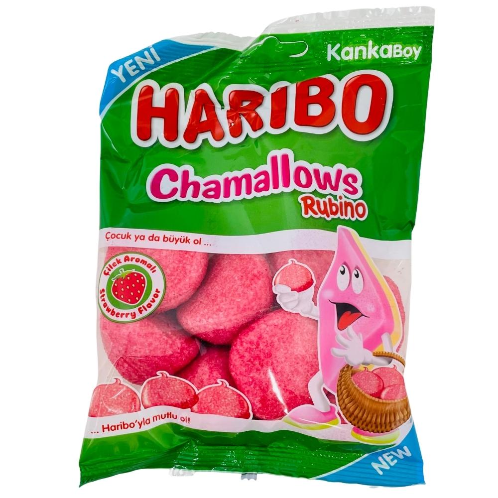 Haribo Halal Marshmallow Rubino Strawberry 70g 24 Pack