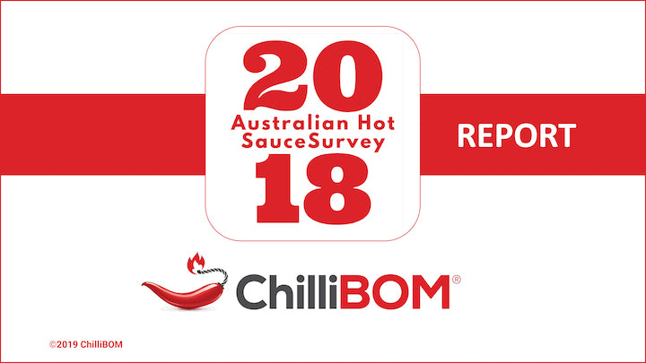 ChilliBOM 2018 Australian Hot Sauce Survey