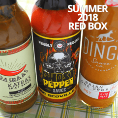 Summer 2018 Red Box ChilliBOM Hot Sauce Club Australia