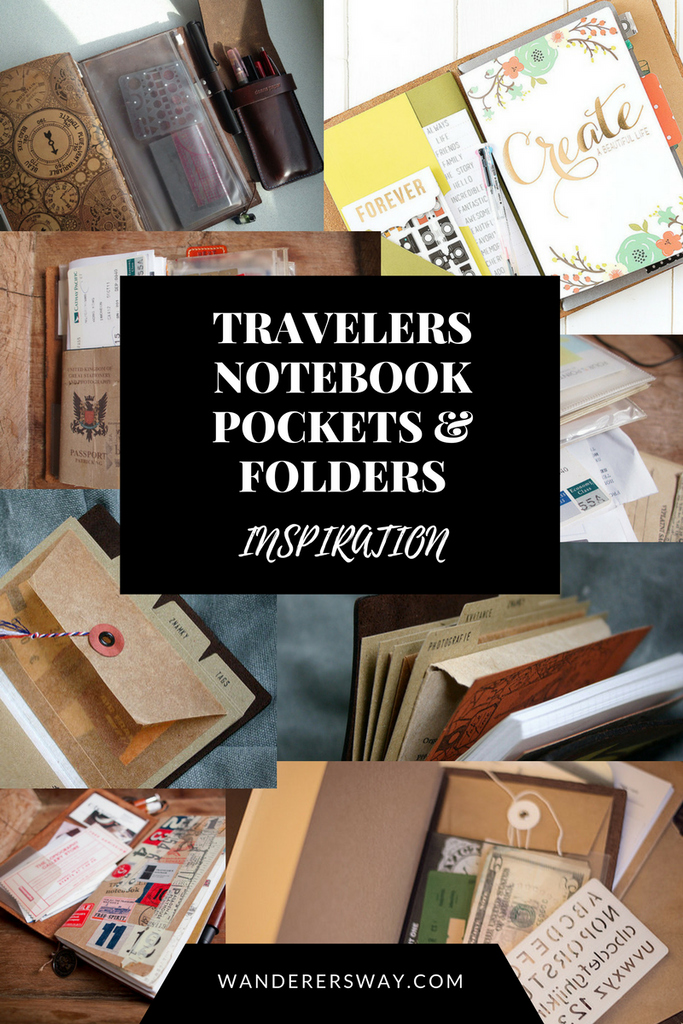 Travelers Notebook Pockets & Folders Inspiration