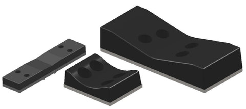 Rubber track-pads trackpads rubberized track pads
