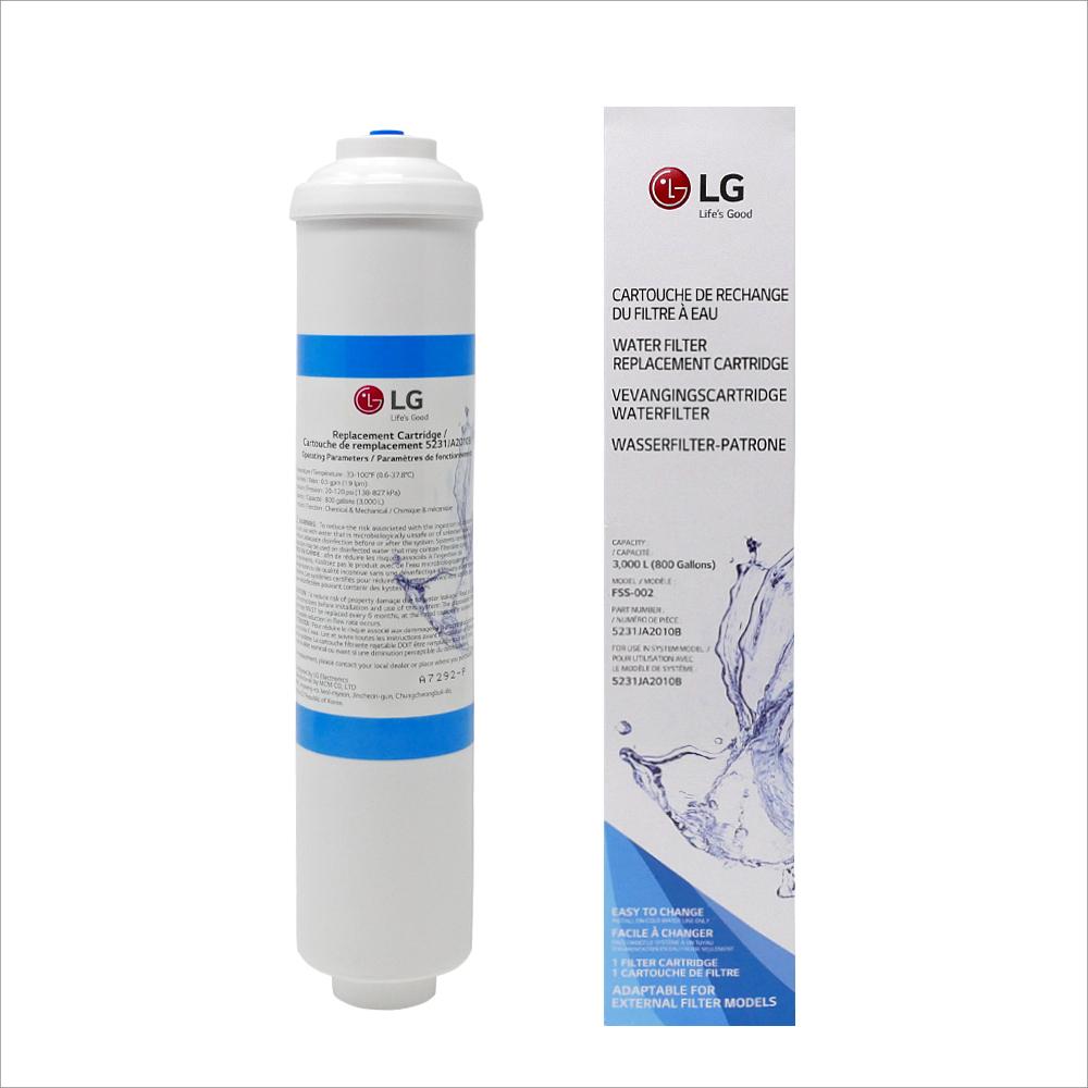 2 X Genuine LG Inline Water Filter 5231ja2010b 5231ja2010c Side-by-Side 