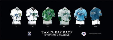 Tampa Bay Rays Uniform Print