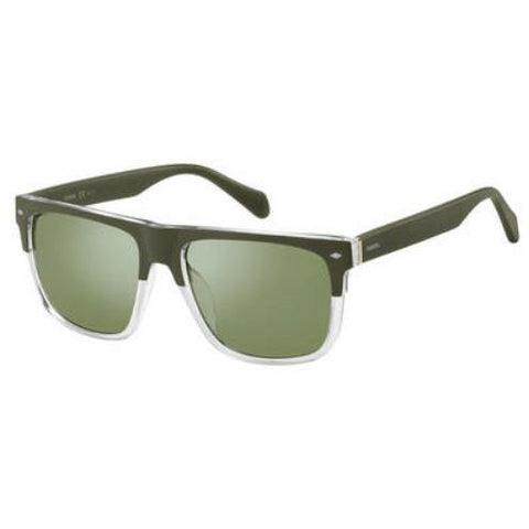 Fossil 6047 48F Eyeglasses Transparent Petroleum