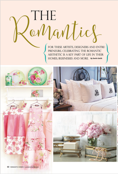 Romantic Homes features Pandora de Balthazar