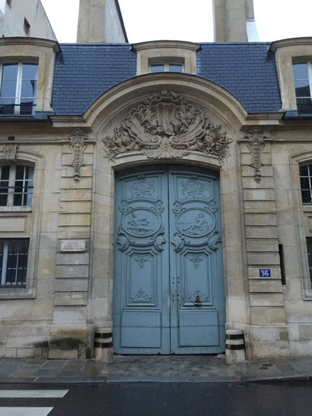 One of many lacquered doors of Paris
