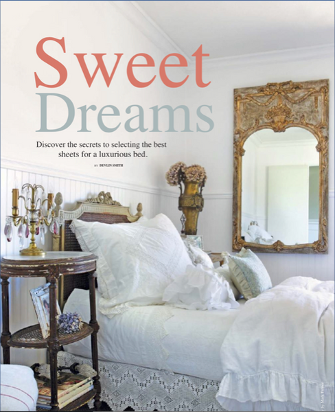 Pandora de Balthazar featured in Cottage White Magazine