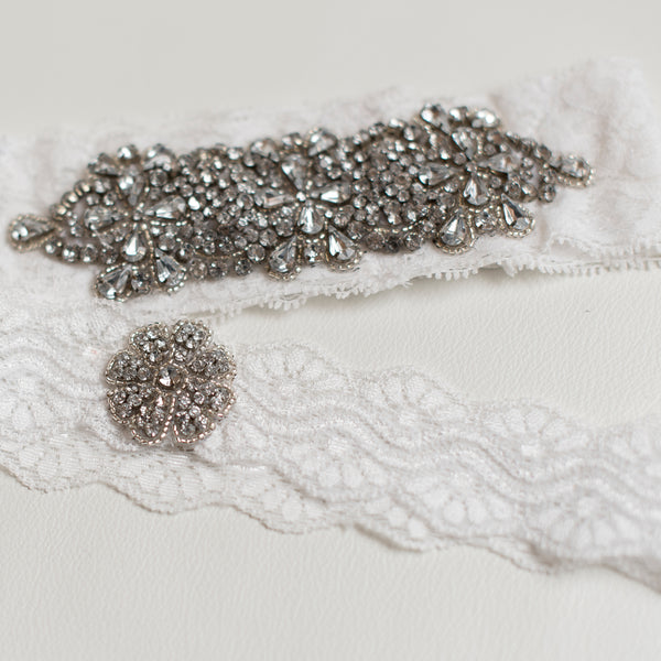 Jeweled Garter Set