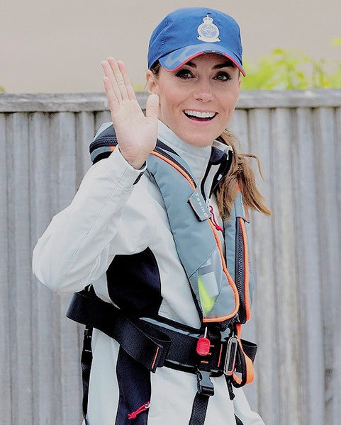 Catherine, Duchess of Cambridge, TeamO lifejacket, sail, sailing, The Kings Cup, Fast 40 yacht