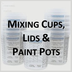 Paint Supplies - Mixing Cups, Paint Pots and Lids