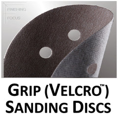 Sanding Discs, Velcro Grip Backing