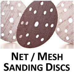 Sanding Discs, Net Mesh Vacuum Style
