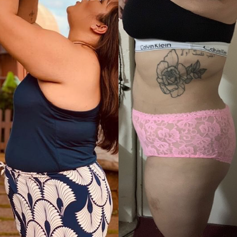 Liz's Before and After Weight Loss