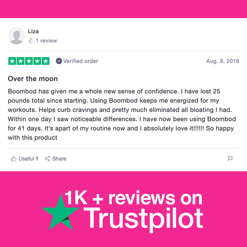 Liza's Boombod Review On Trustpilot