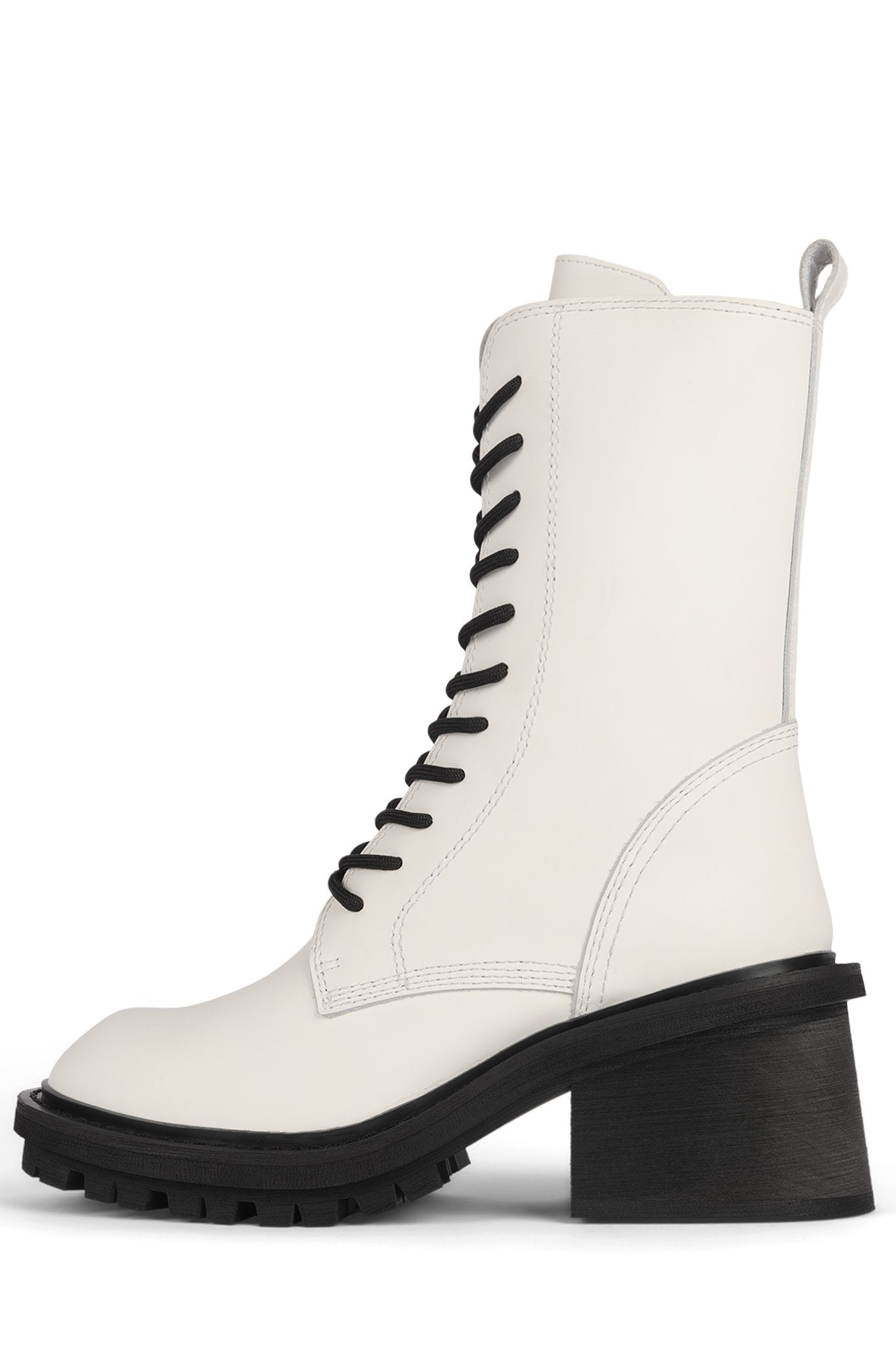 white calf boots