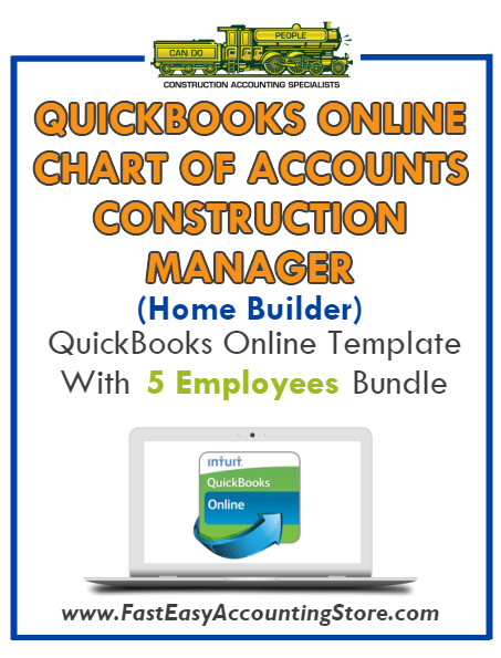 Construction Accounting Chart Of Accounts