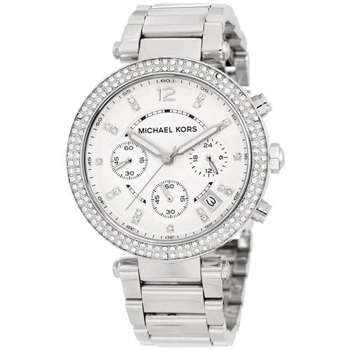 ladies michael kors parker chronograph watch mk5353