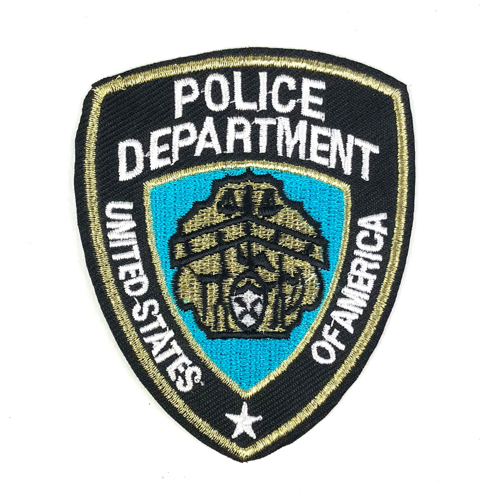 Police Department United States Of America Tekst Embleem Patch