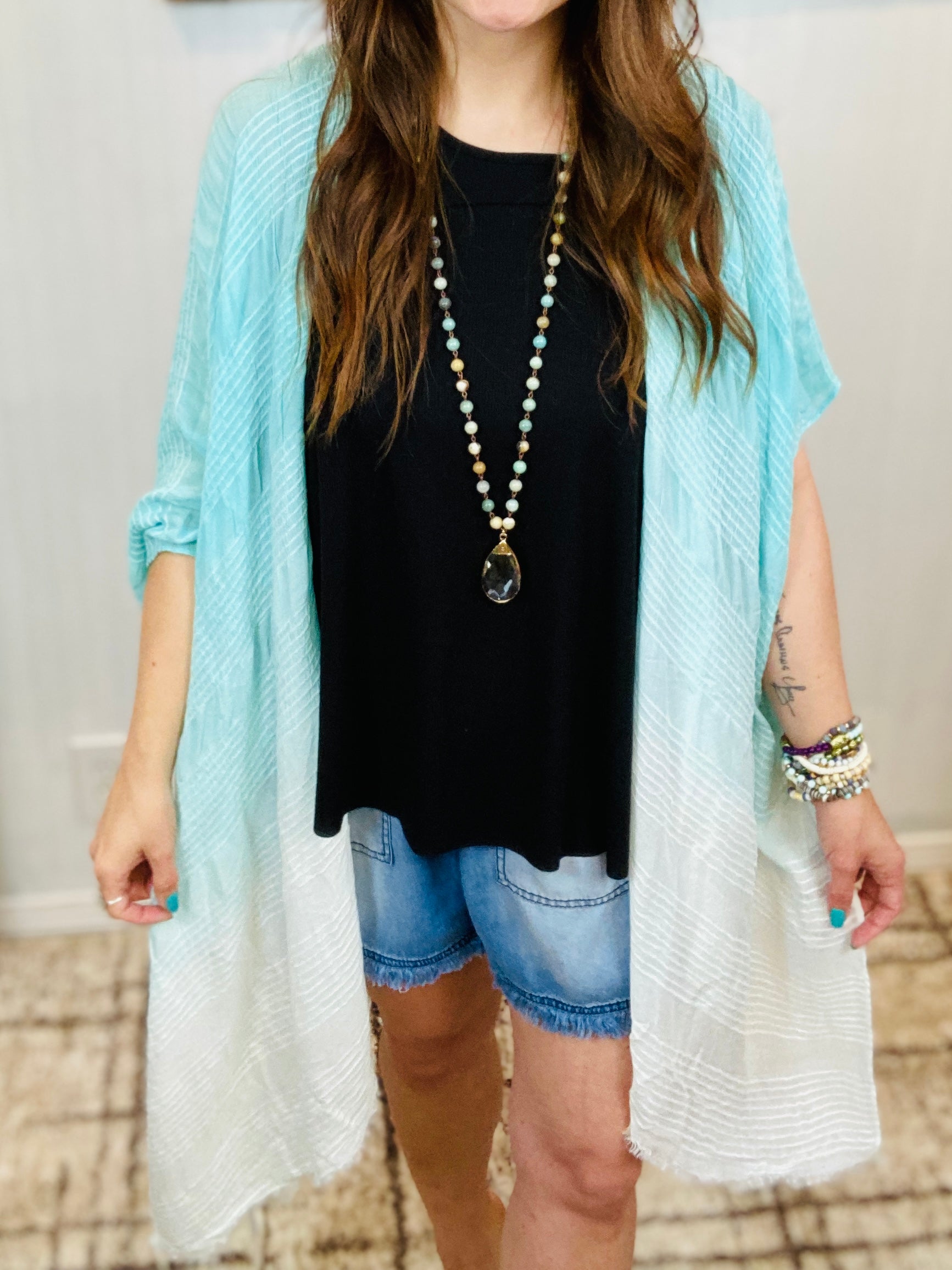 Ocean Ombre' Kimono