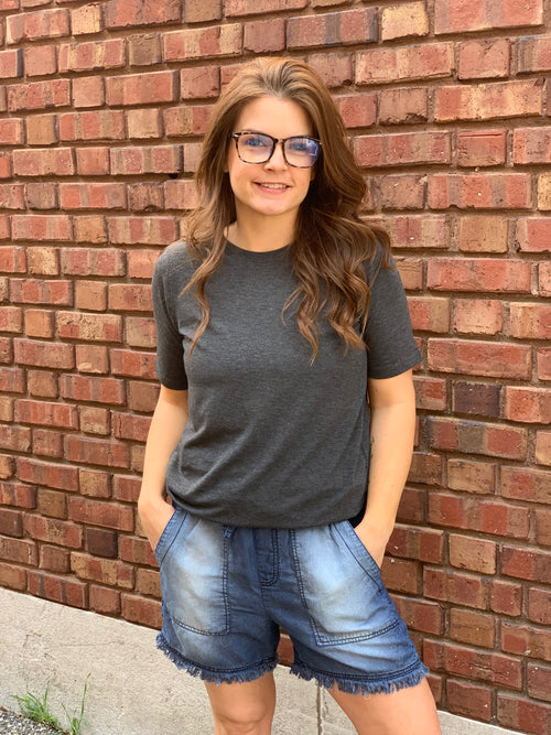 Charcoal Essential Tee