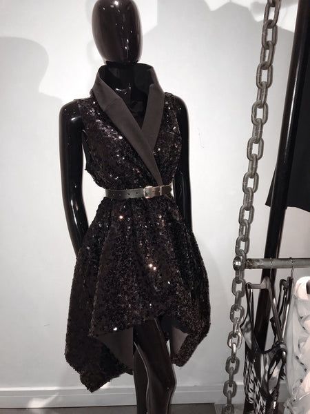 Black Sparkle Roze Dress | Unique Party Dresses | ETTO Boutique 