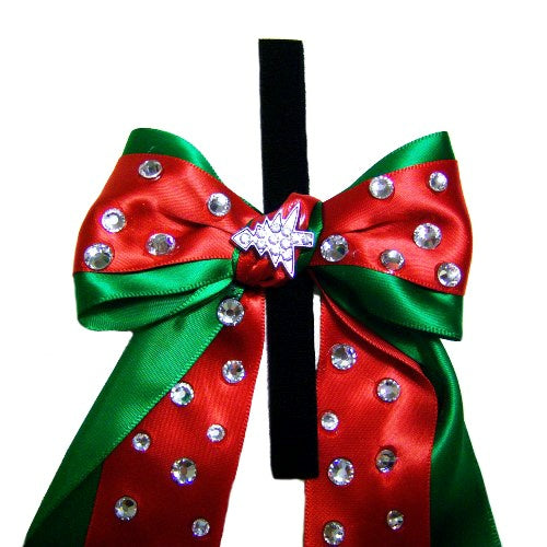 christmas dog collar bow