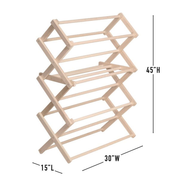 Pennsylvania Woodworks Clothes Drying Rack Heavy Duty 100 Hardwood USA Made for sale online