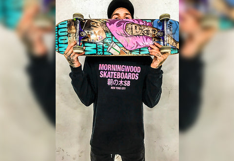 Morning Wood Skateboards High Quality New York City Skateboarding Primitive NYC