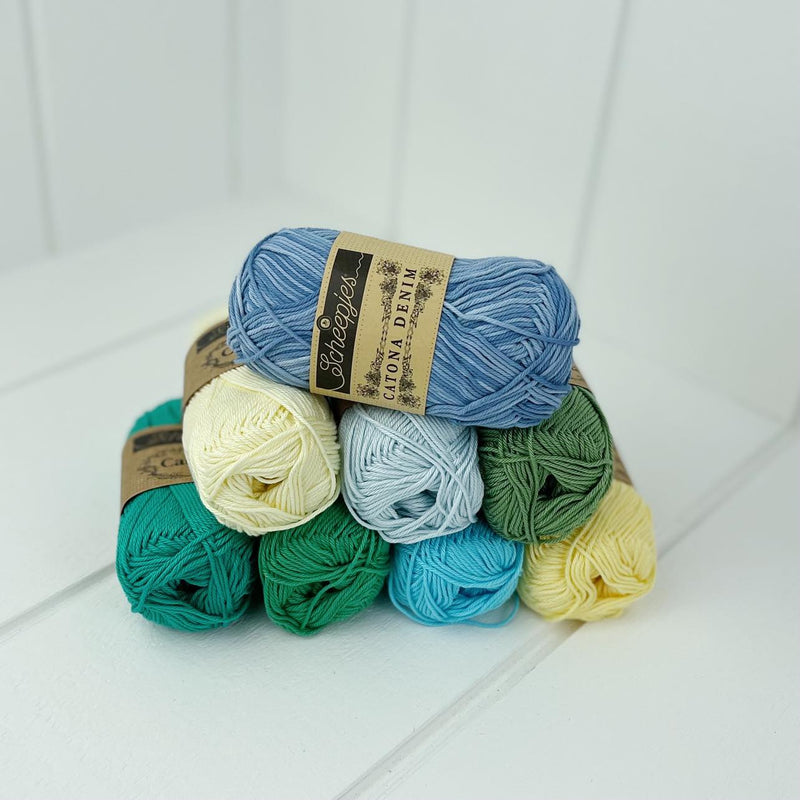 Which yarns are best for overlay crochet: review on Catona by Scheepjes