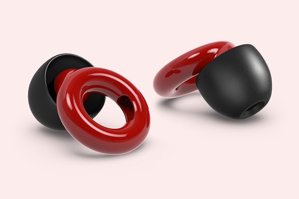 Loop earplugs for musicians red