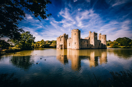 Bodiam Castle - one of the fantastic places to visit on the doorstep at The Original Hut Company (photo: The Original Hut Company)