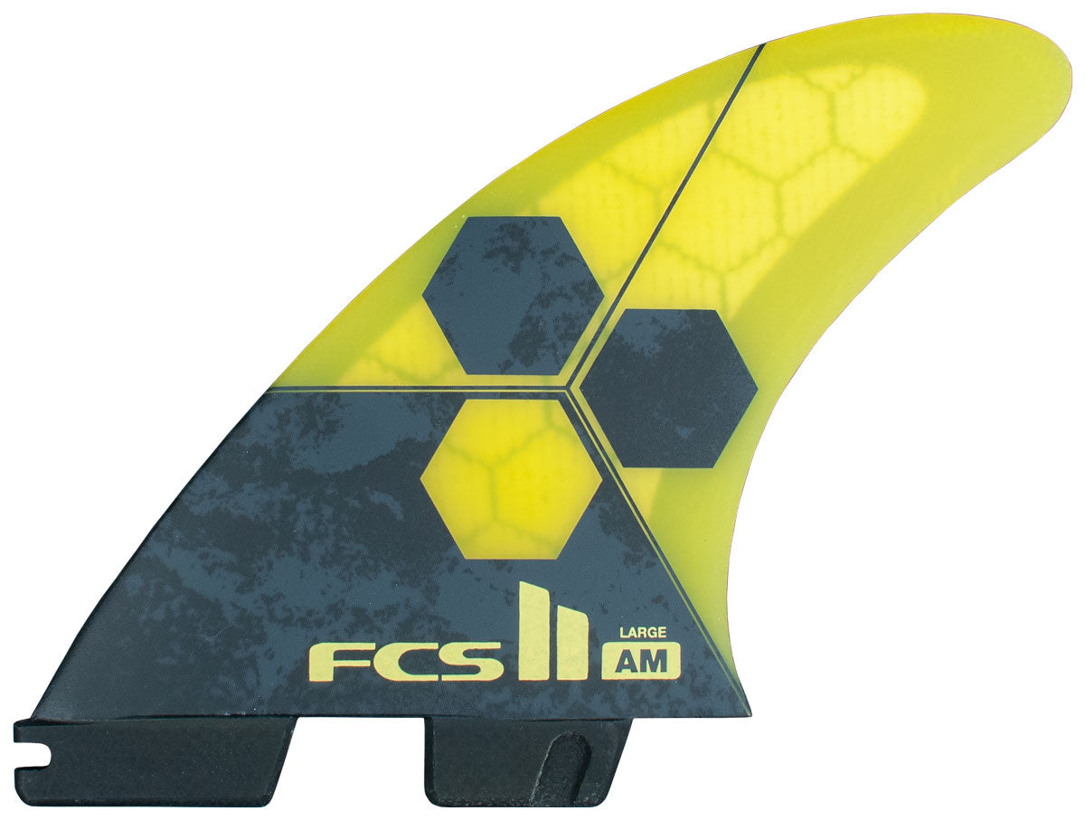 Details about   FCS II Al Merrick AM PC Medium Tri Fins Free Leash String & Wax Comb 