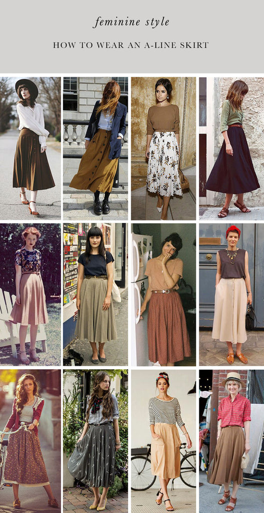How to Wear an A-Line Skirt – Adored 