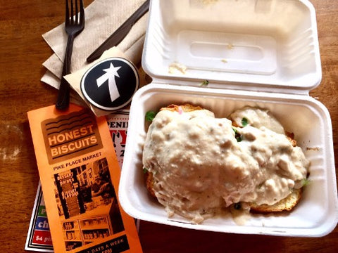 Fried Chicken at Honest Biscuits