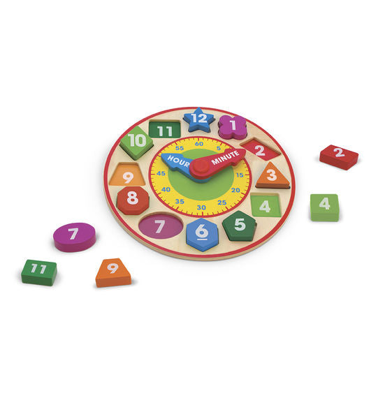 melissa & doug clock