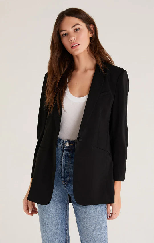Z Supply Black Cinema Blazer