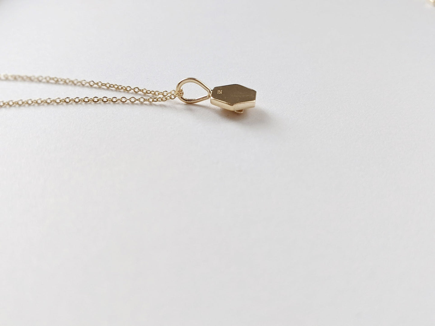 Little Gold Honeybee Necklace