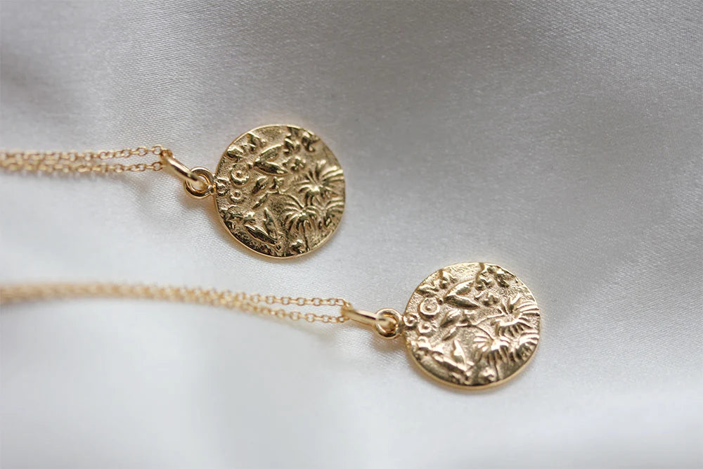 Little Gold In The Garden Necklace