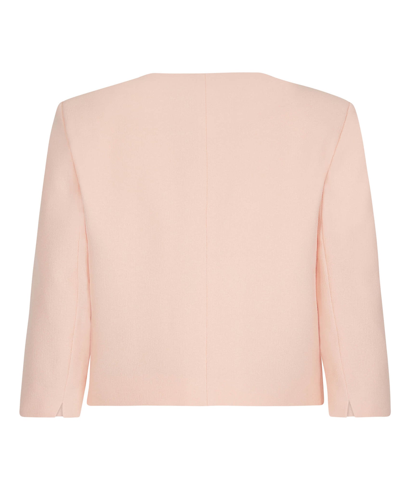 Petite Blush Cropped Jacket - Jennifer-Anne