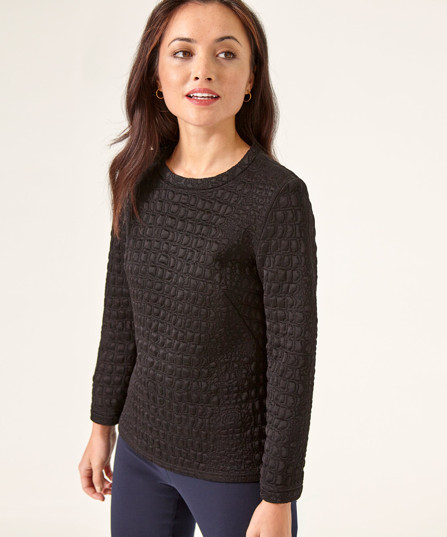 Petite Black Sweater - Jennifer-Anne