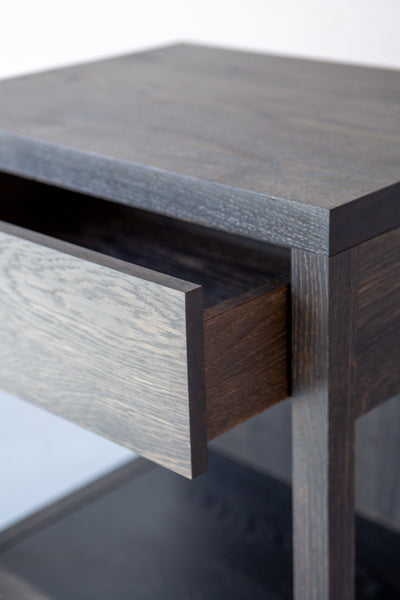 modern wood side table