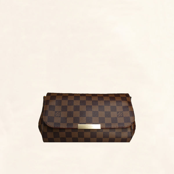 Louis Vuitton | Canvas Damier Ebene Favorite | MM– The-Collectory